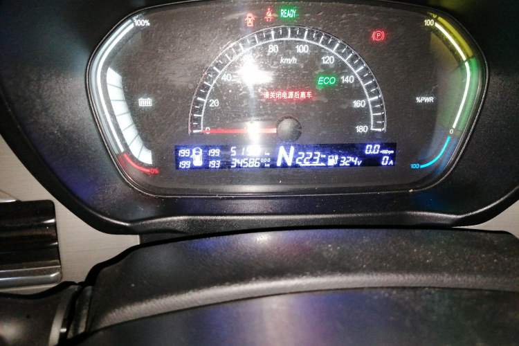 Used Dayun Yuehu 2022 30.66 kWh Two-Wheel Drive Standard Version Odometer Close Up