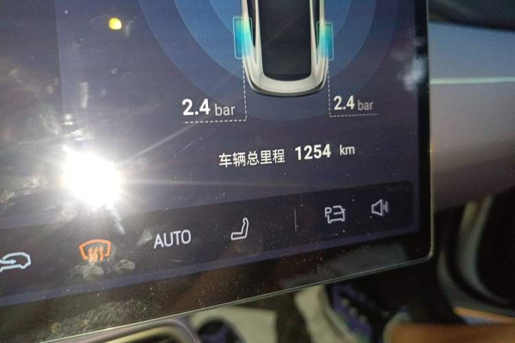 Used Deepal L06 2026 Model 670Ultra+ Laser Edition Odometer Close Up