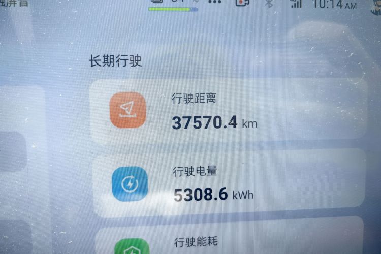 Used Deepal L07 2024 530 Max Qiankun Intelligent Driving ADS SE Pure Electric Version Odometer Close Up