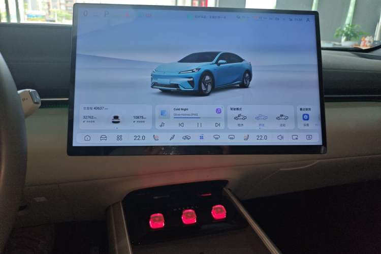 Used Deepal L07 2024 230Max Qiankun Intelligent Driving ADS SE Range-Extended Version Audio And AC Panel