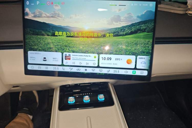 Used Deepal L07 2024 230Max Qiankun Intelligent Driving ADS SE Range-Extended Version Audio And AC Panel