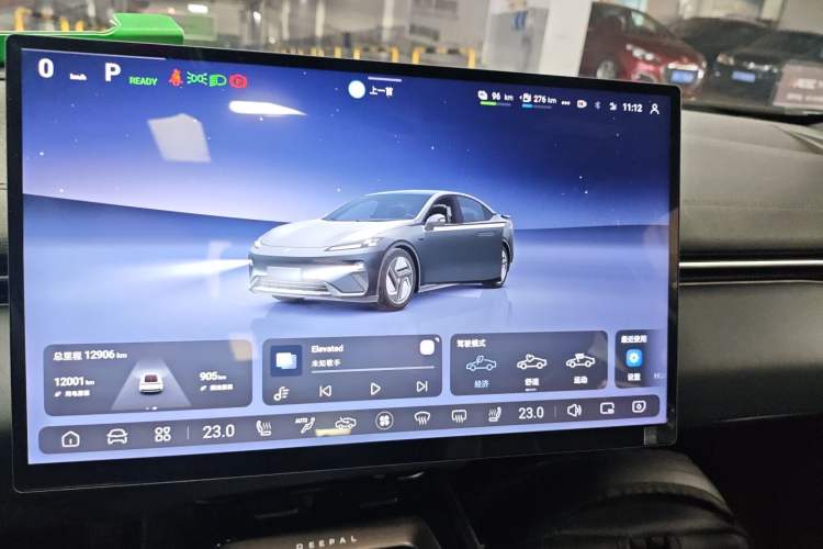 Used Deepal L07 2024 230Max Qiankun Intelligent Driving ADS SE Range-Extended Version Audio And AC Panel