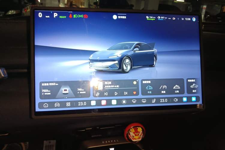 Used Deepal L07 2024 230Max Qiankun Intelligent Driving ADS SE Range-Extended Version Audio And AC Panel