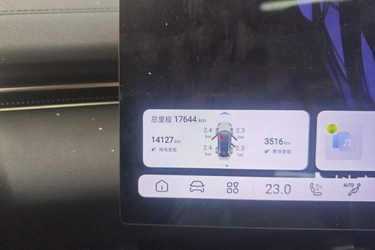 Used Deepal L07 2024 230Max Range-Extended Version Odometer Close Up