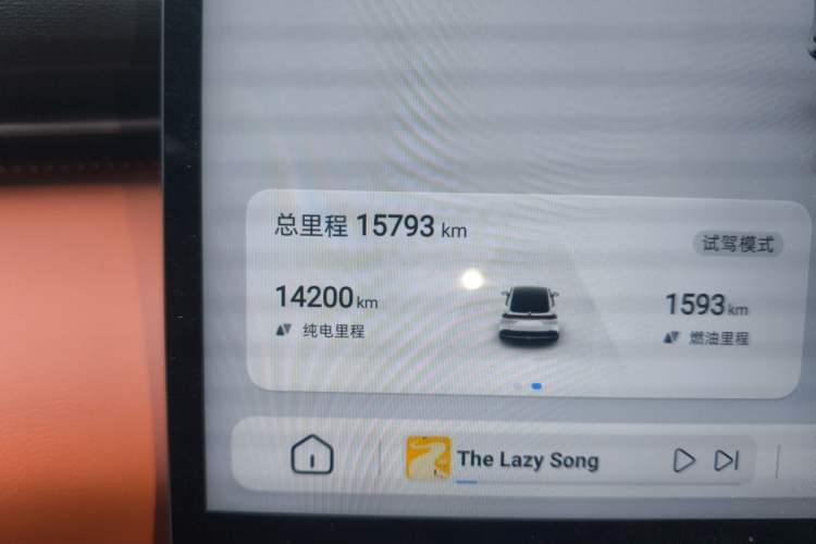 Used Deepal L07 2024 230Max Qiankun Intelligent Driving ADS SE Range-Extended Version Odometer Close Up