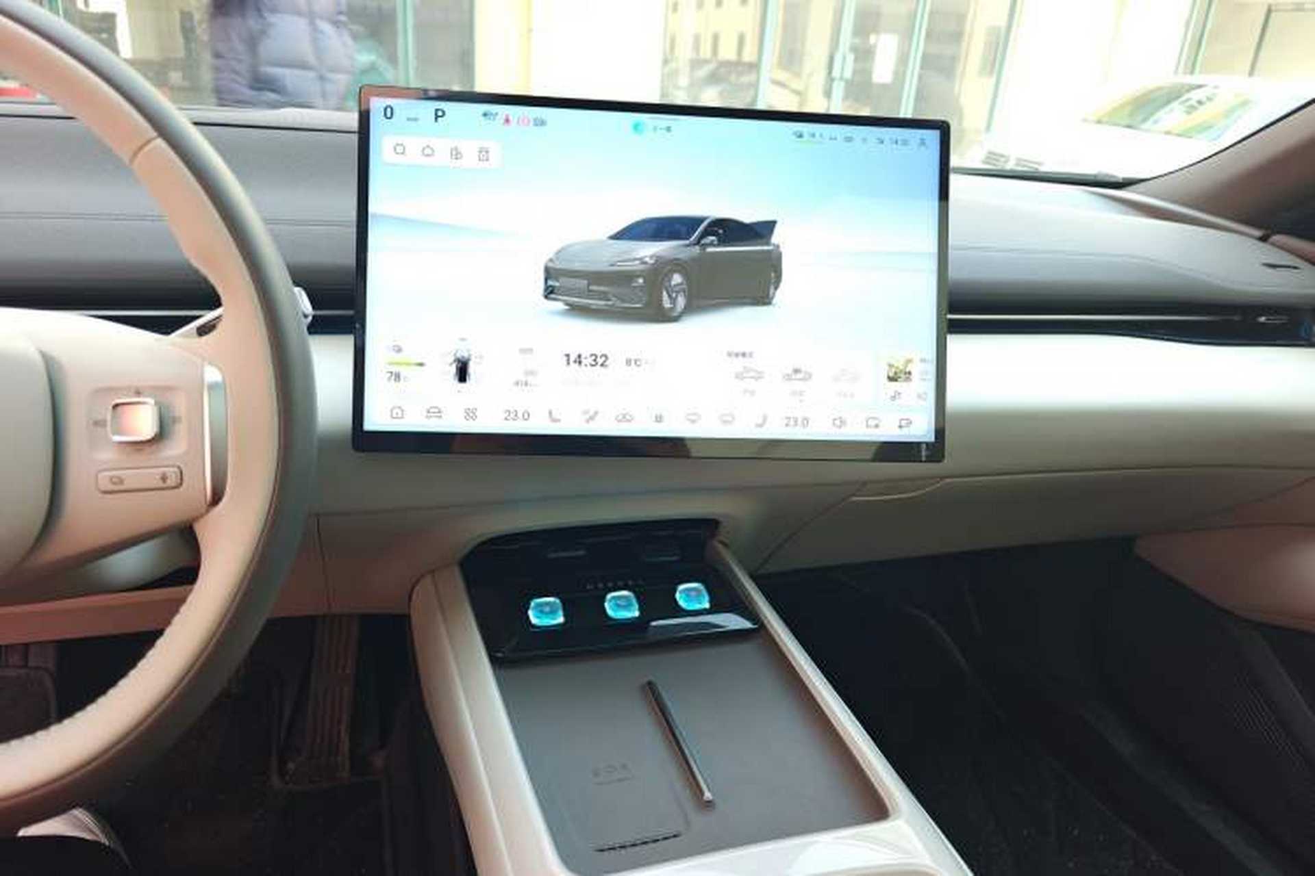 Used Deepal L07 2025 530 Ultra DeepBlue Intelligent Driving AD PRO Pure-Electric Version Audio And AC Panel