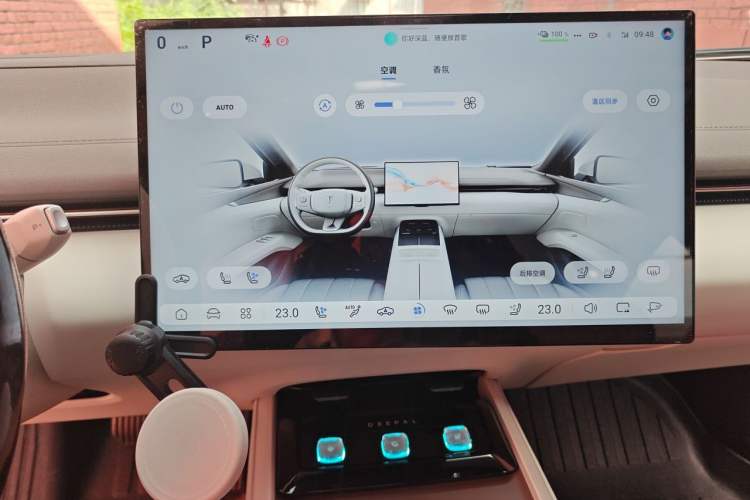 Used Deepal L07 2025 530 Ultra DeepBlue Intelligent Driving AD PRO Pure-Electric Version Audio And AC Panel