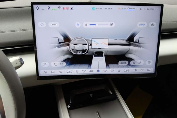 Used Deepal L07 2025 230Max Deep Blue Intelligent Driving AD PRO Range-Extended Version Audio And AC Panel