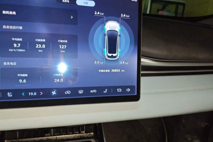 Used Deepal S05 2024 510 Ultra Pure Electric Version Odometer Close Up