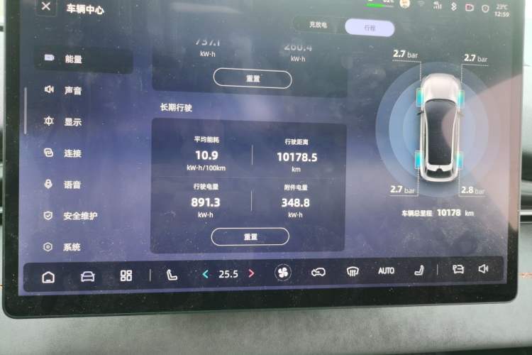 Used Deepal S05 2024 510Max Pure Electric Version Odometer Close Up