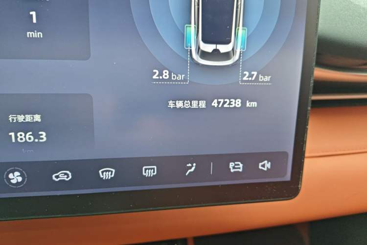 Used Deepal S05 2024 510Max Pure Electric Version Odometer Close Up