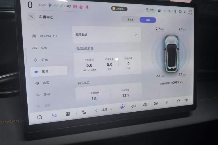 Used Deepal S05 2024 510Max Pure Electric Version Odometer Close Up