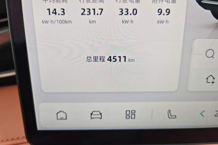 Used Deepal S05 2024 510 Ultra Pure Electric Version Odometer Close Up