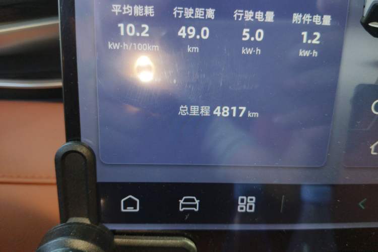 Used Deepal S05 2026 Model 520Plus Pure Electric Edition Odometer Close Up