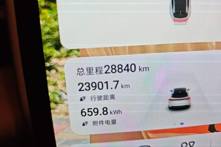 Used Deepal S07 2023 520Max Pure Electric Version Odometer Close Up