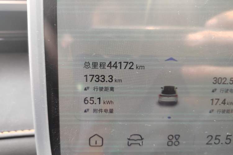 Used Deepal S07 2023 520Max Pure Electric Version Odometer Close Up