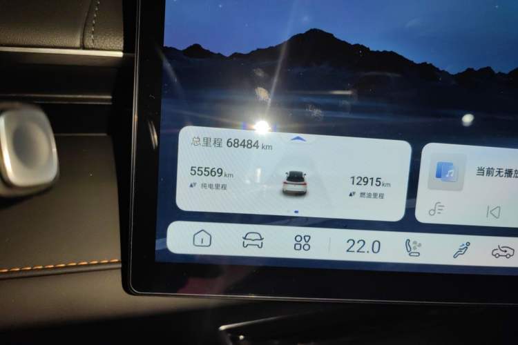 Used Deepal S07 2023 200Max Range-Extended Version Odometer Close Up