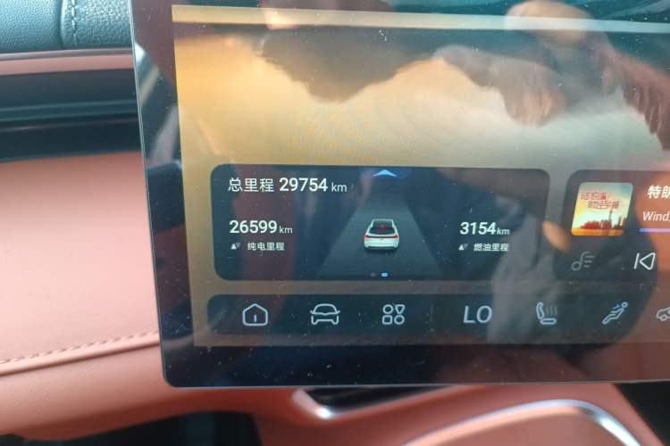 Used Deepal S07 2023 200Max Range-Extended Version Odometer Close Up
