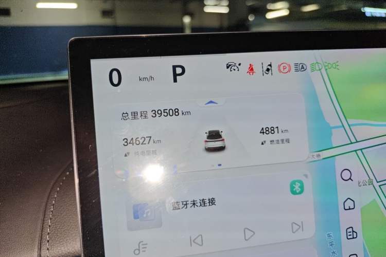 Used Deepal S07 2023 200Max Range-Extended Version Odometer Close Up