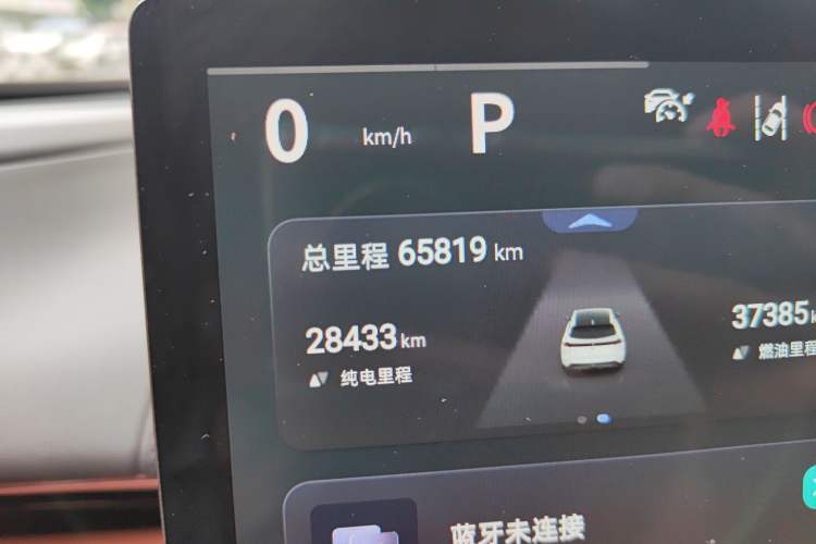 Used Deepal S07 2023 200Max Range-Extended Version Odometer Close Up