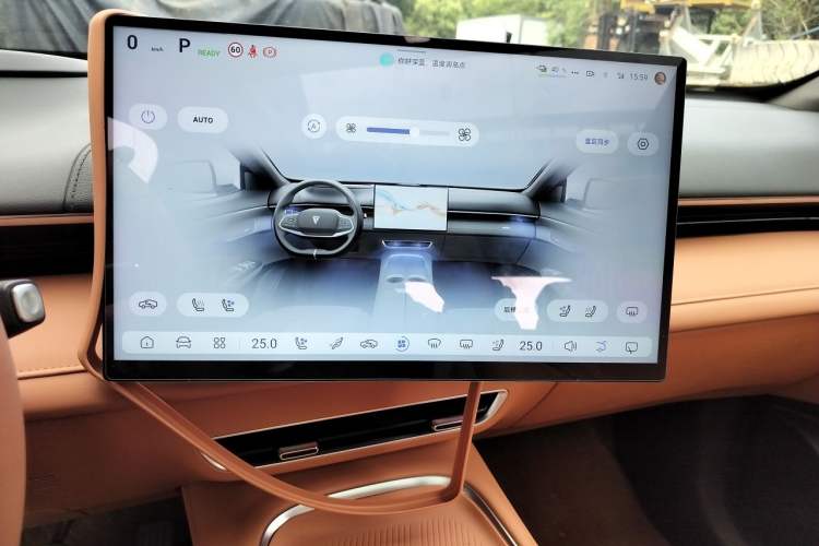 Used Deepal S07 2024 520Max Qiankun Intelligent Driving ADS SE Pure Electric Version Audio And AC Panel