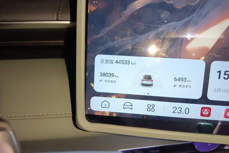 Used Deepal S07 2024 285Max Qiankun Intelligent Driving ADS SE Range-Extended Version Odometer Close Up