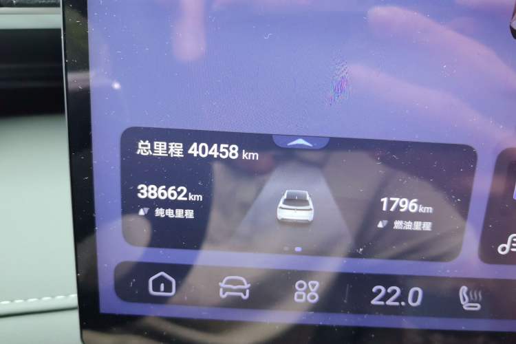 Used Deepal S07 2024 285Max Range-Extended Version Odometer Close Up