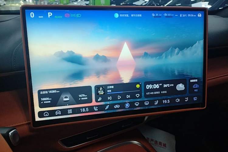 Used Deepal S07 2024 285Max Qiankun Intelligent Driving ADS SE Range-Extended Version Audio And AC Panel