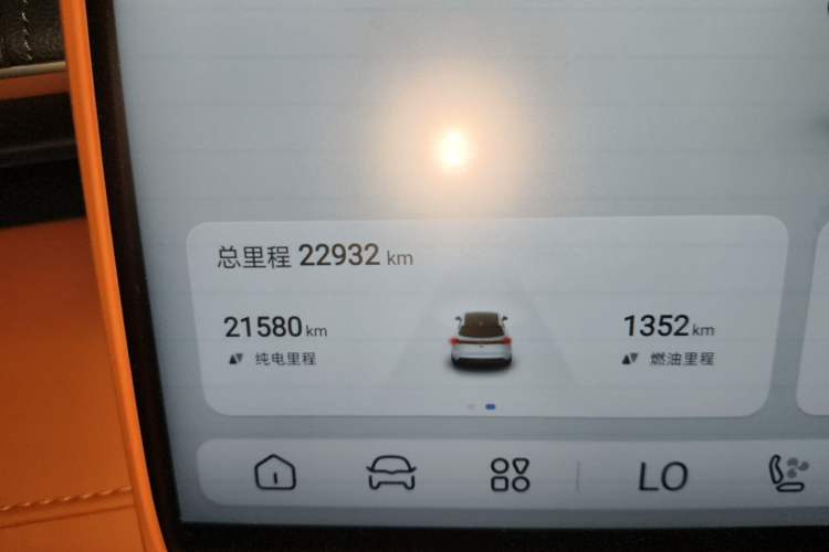 Used Deepal S07 2024 215Max Qiankun Intelligent Driving ADS SE Range-Extended Version Odometer Close Up