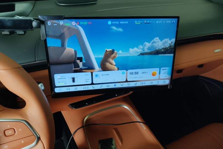 Used Deepal S07 2024 215Max Qiankun Intelligent Driving ADS SE Range-Extended Version Audio And AC Panel