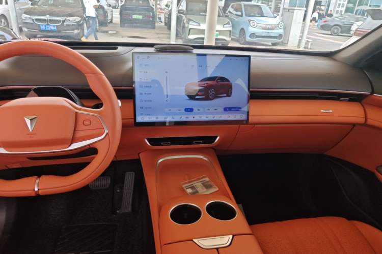Used Deepal S07 2024 520Max Qiankun Intelligent Driving ADS SE Pure Electric Version Audio And AC Panel