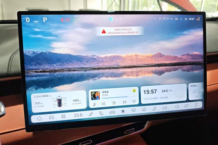 Used Deepal S07 2024 215Max Qiankun Intelligent Driving ADS SE Range-Extended Version Instrument Cluster