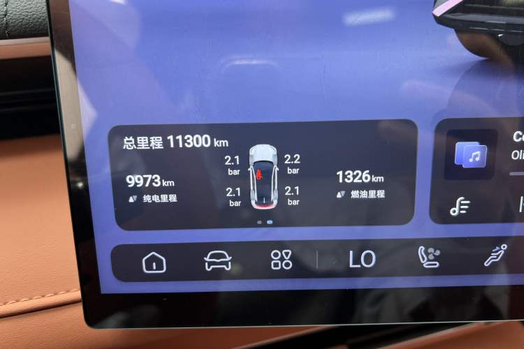 Used Deepal S07 2024 215Max Qiankun Intelligent Driving ADS SE Range-Extended Version Odometer Close Up
