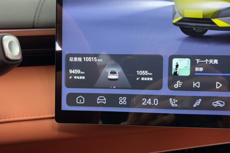 Used Deepal S07 2024 215Max Qiankun Intelligent Driving ADS SE Range-Extended Version Odometer Close Up