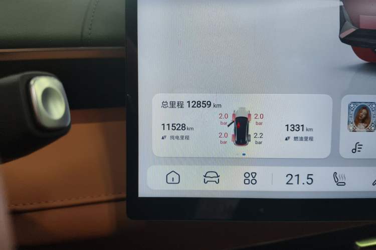 Used Deepal S07 2024 215Max Range-Extended Version Odometer Close Up