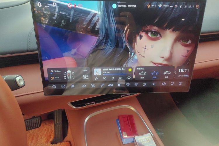 Used Deepal S07 2024 215Max Qiankun Intelligent Driving ADS SE Range-Extended Version Audio And AC Panel