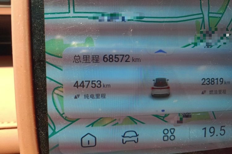 Used Deepal S07 2024 121Max Glory Edition Odometer Close Up