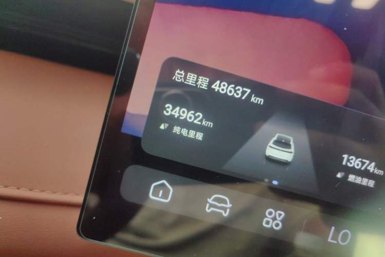 Used Deepal S07 2024 215Max Qiankun Intelligent Driving ADS SE Range-Extended Version Odometer Close Up