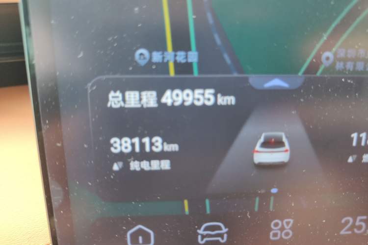 Used Deepal S07 2024 285Max Range-Extended Version Odometer Close Up