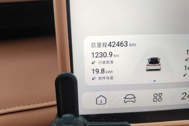 Used Deepal S07 2025 520Max Huawei Qiankun Intelligent Driving ADS SE Pure-Electric Version Odometer Close Up