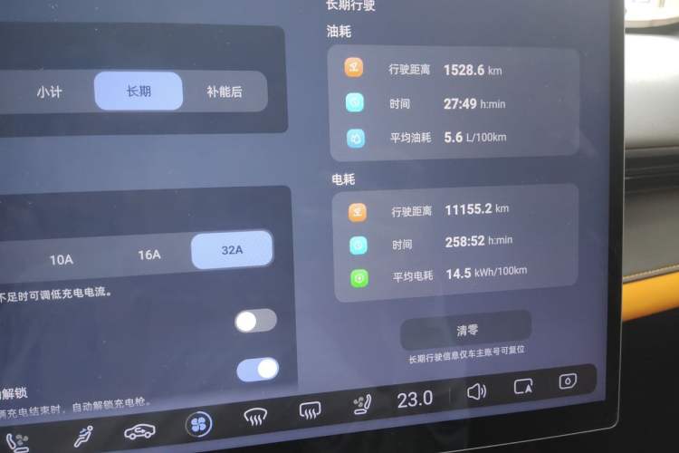 Used Deepal S07 2025 215Max Deep Blue Intelligent Driving AD PRO Range-Extended Version Odometer Close Up