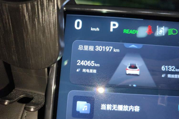 Used Deepal S07 2025 215Max Deep Blue Intelligent Driving AD PRO Range-Extended Version Odometer Close Up