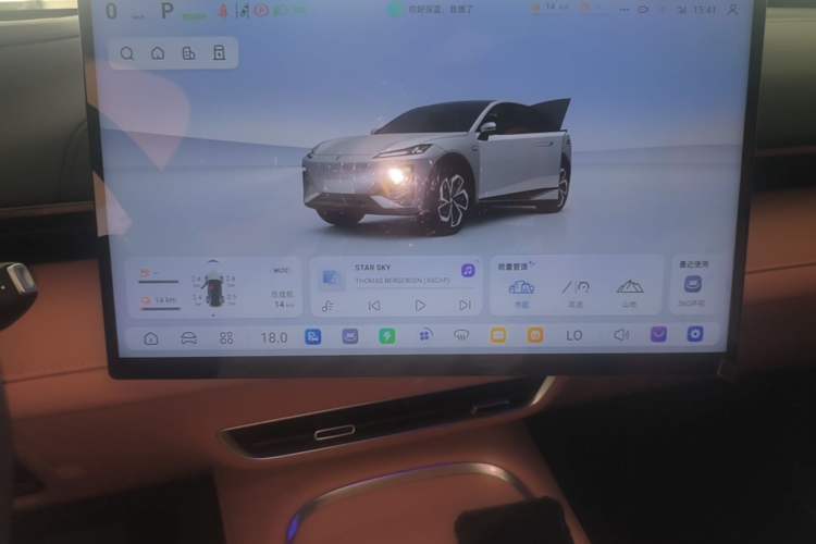 Used Deepal S07 2025 215Max Deep Blue Intelligent Driving AD PRO Range-Extended Version Audio And AC Panel