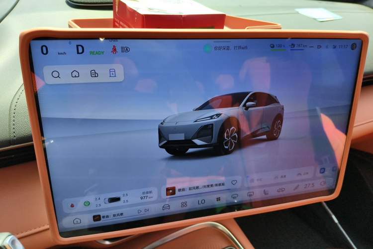 Used Deepal S07 2025 215Max Deep Blue Intelligent Driving AD PRO Range-Extended Version Audio And AC Panel