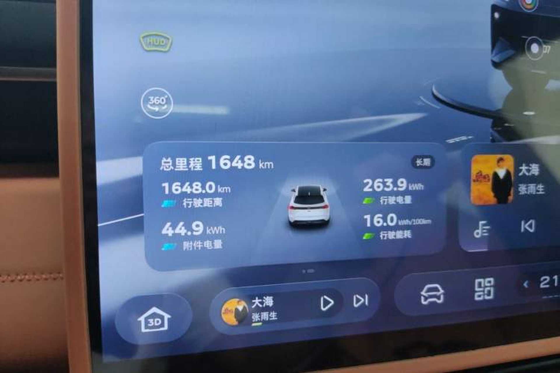 Used Deepal S07 2026 Model 550Max Huawei Qiankun ADS SE Edition Instrument Cluster