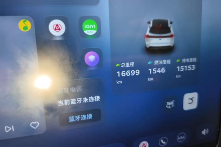 Used Deepal S07 2026 Model 230Max Huawei Qiankun ADS SE Edition Odometer Close Up
