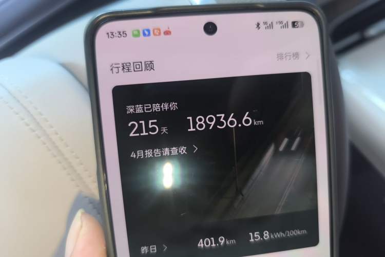 Used Deepal S07 2026 230Ultra with Huawei Qiankun ADS SE Edition Odometer Close Up