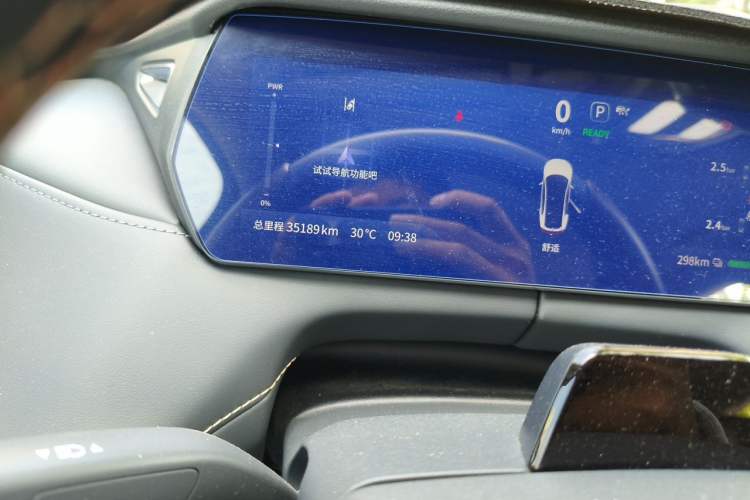 Used Deepal SL03 2022 515 Pure Electric Version Odometer Close Up