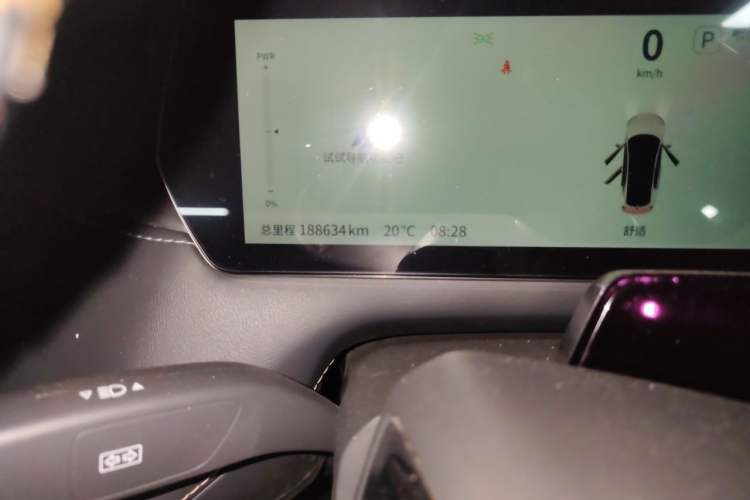 Used Deepal SL03 2022 1.5L 1200 Extended-Range Version Odometer Close Up