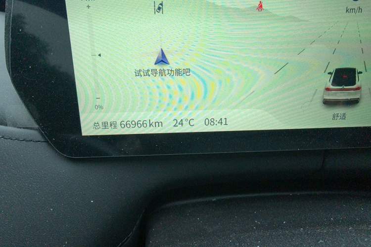 Used Deepal SL03 2023 200Max Range-Extended Version Odometer Close Up